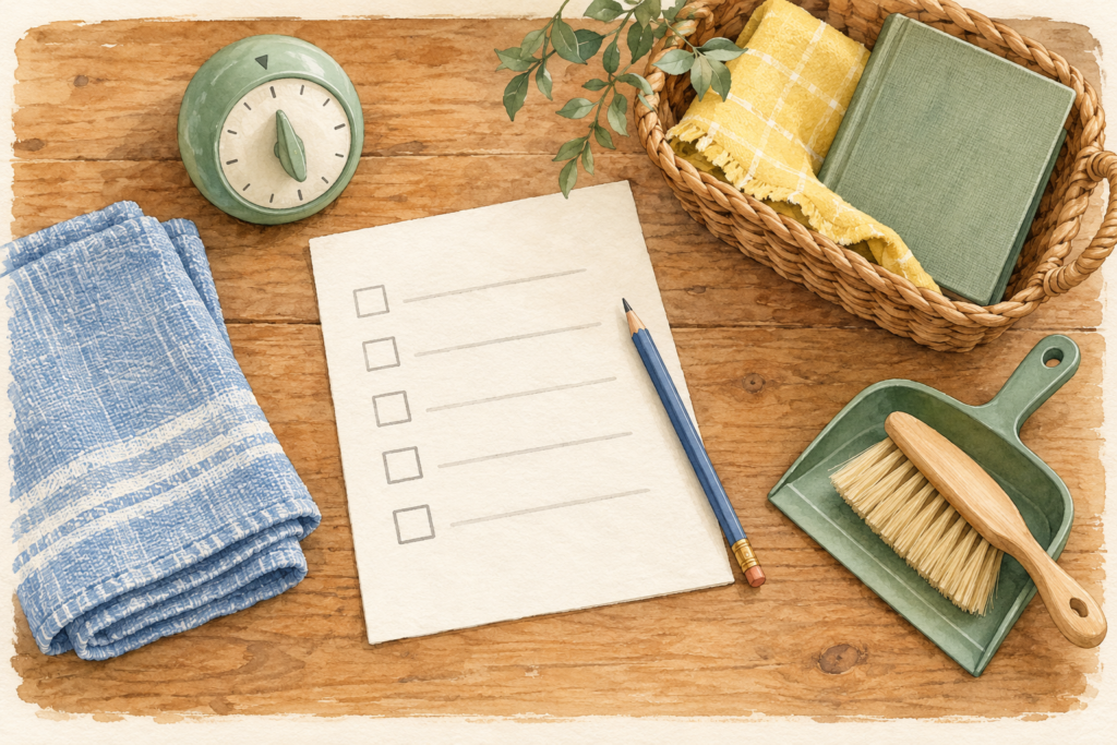 cleaning checklist